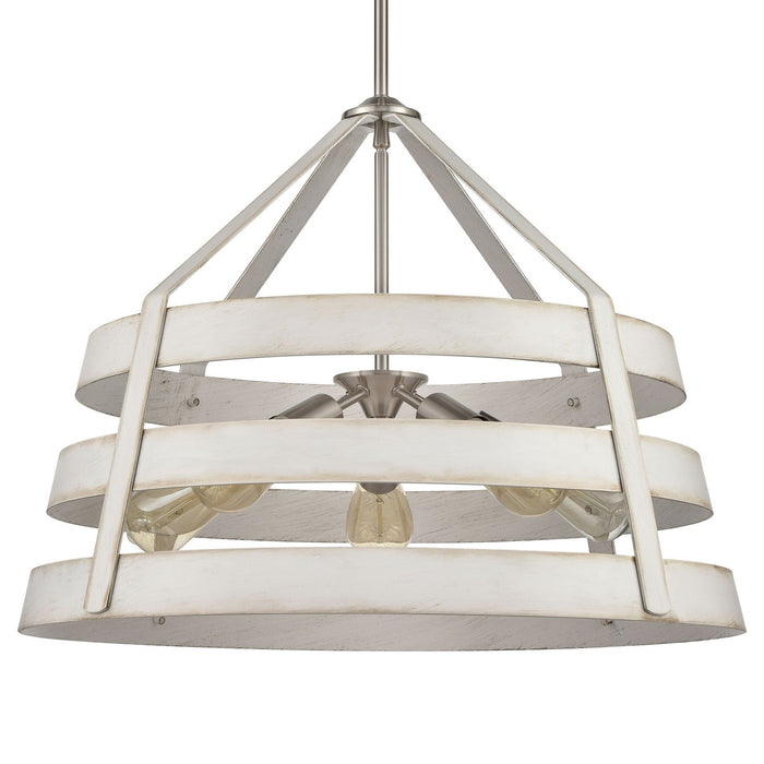 ELK Home 33558/5 Five Light Chandelier, Satin Nickel