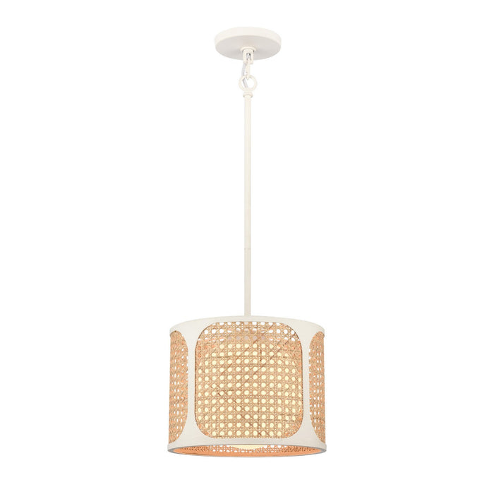 ELK Home 63104/1 One Light Pendant, White Coral