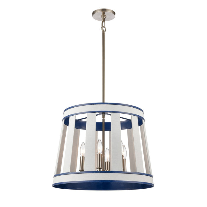 ELK Home 63118/6 Six Light Pendant, Ocean Blue