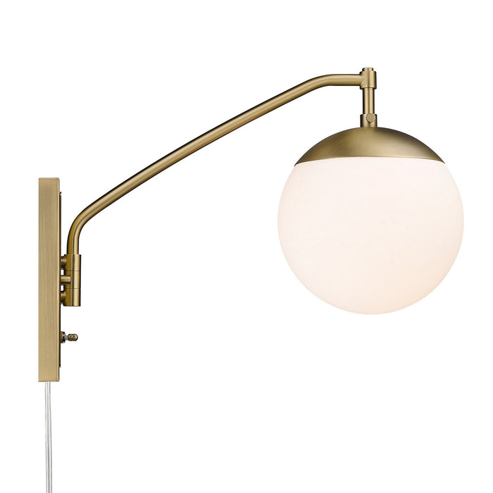 Golden 3699-A1W BCB-OP One Light Wall Sconce, Brushed Champagne Bronze