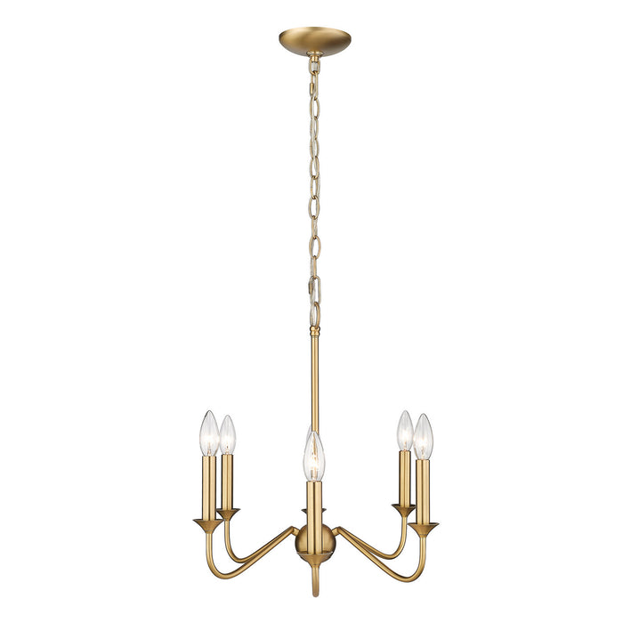 Golden 8316-LP BCB Six Light Pendant, Brushed Champagne Bronze