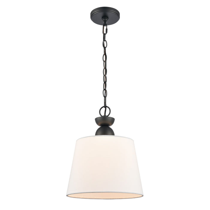 ELK Home 68264/1 One Light Pendant, Charcoal