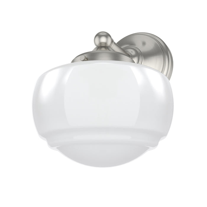 Hunter 19139 One Light Wall Sconce, Brushed Nickel