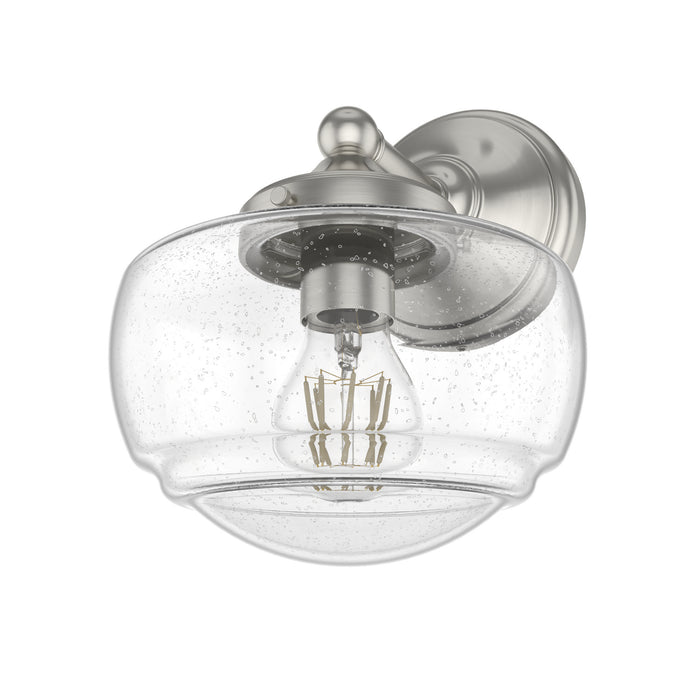 Hunter 19140 One Light Wall Sconce, Brushed Nickel