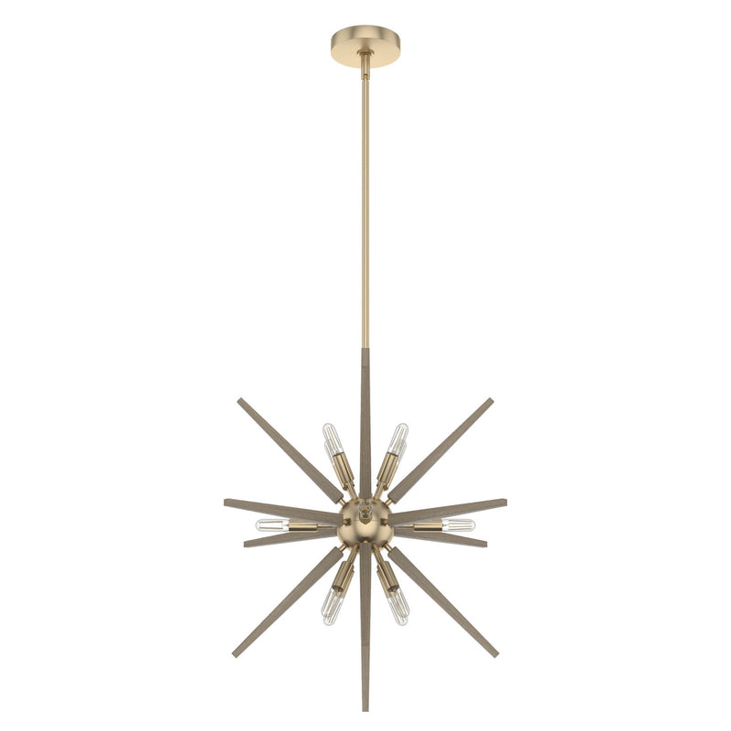 Hunter 19341 12 Light Pendant, Alturas Gold