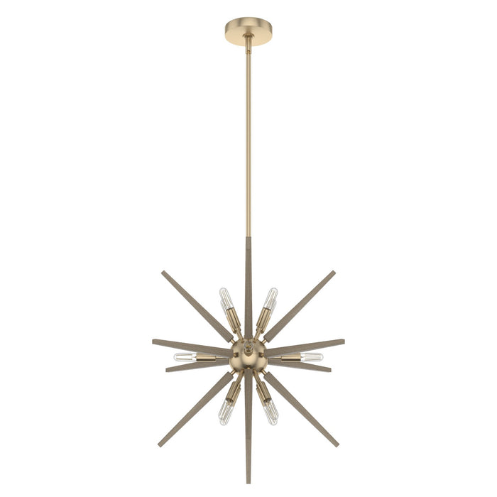 Hunter 19341 12 Light Pendant, Alturas Gold