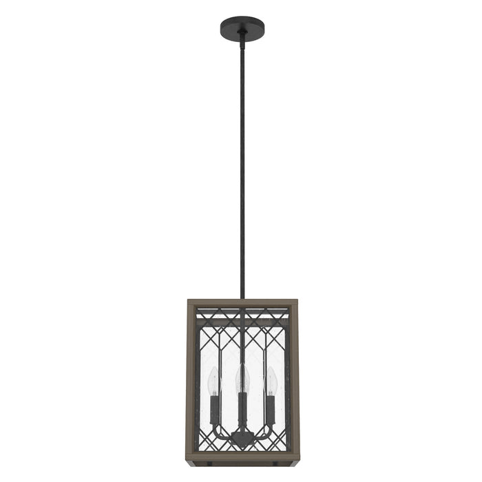 Hunter 19369 Four Light Lantern, Rustic Iron