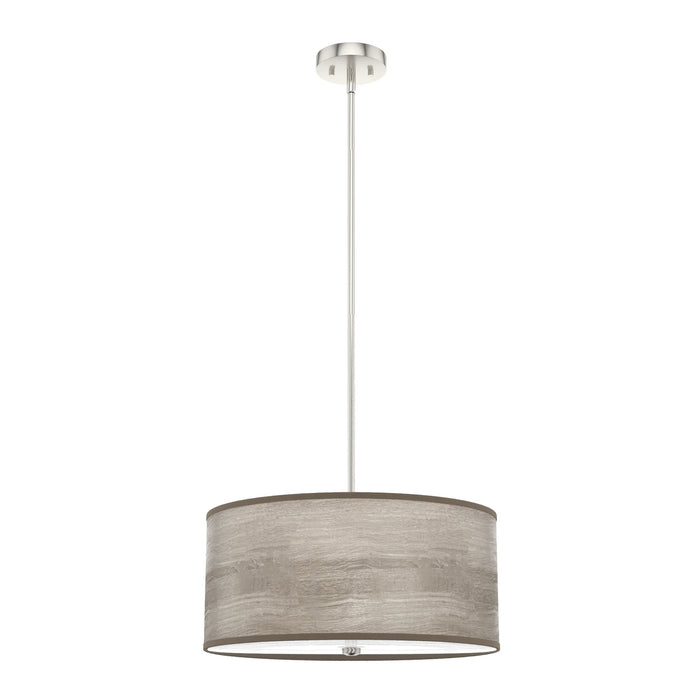 Hunter 19379 Three Light Pendant, Light Grey Oak