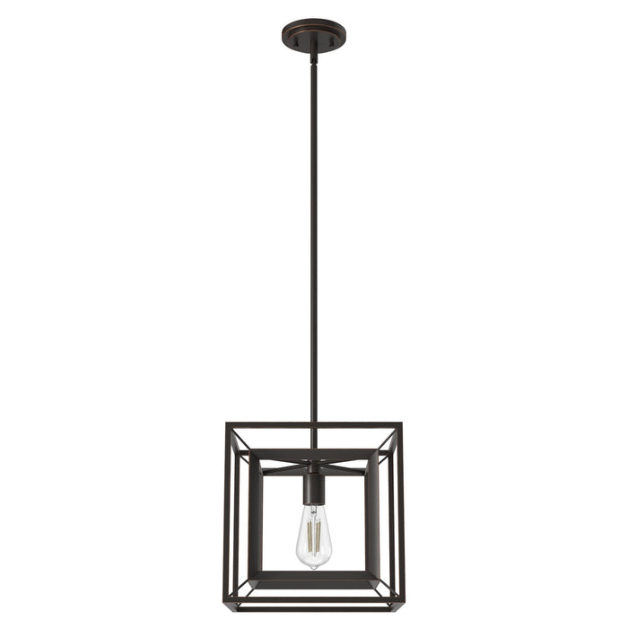 Hunter 19407 One Light Pendant, Onyx Bengal