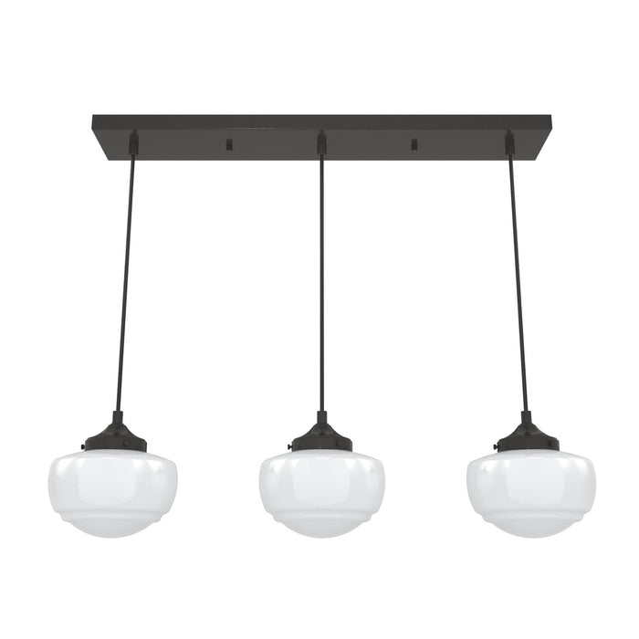 Hunter 19498 Three Light Linear Cluster, Noble Bronze