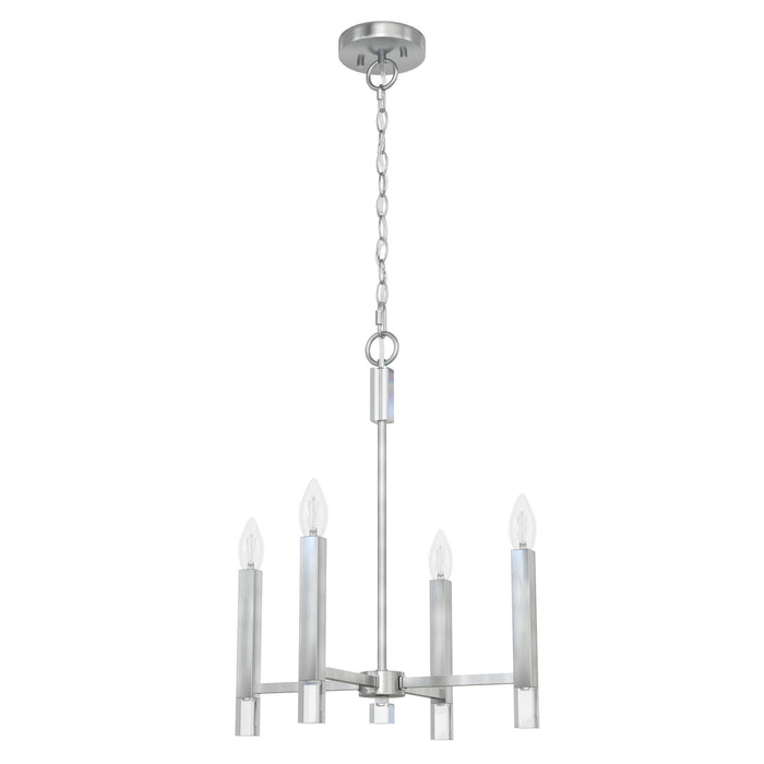 Hunter 19516 Four Light Pendant, Brushed Nickel