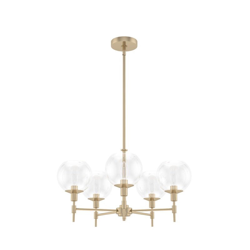 Hunter 19741 Five Light Chandelier, Alturas Gold