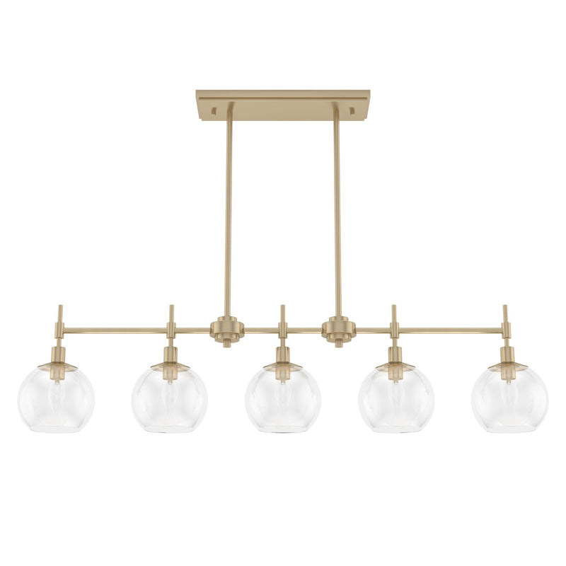 Hunter 19747 Five Light Chandelier, Alturas Gold