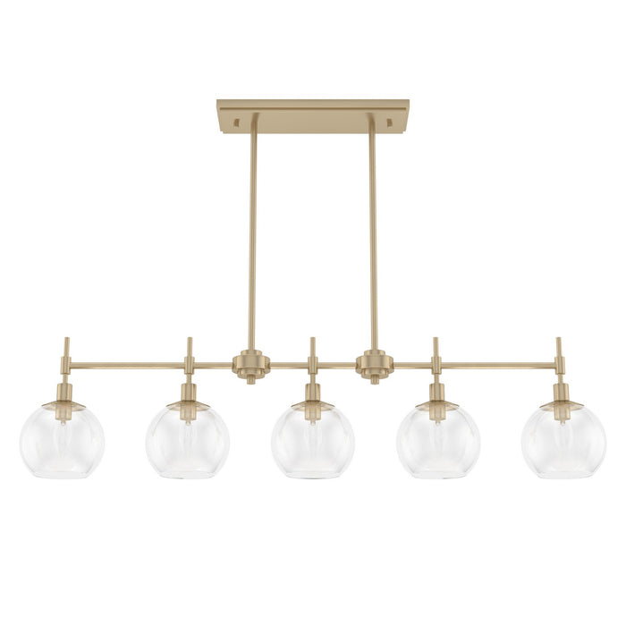 Hunter 19747 Five Light Chandelier, Alturas Gold