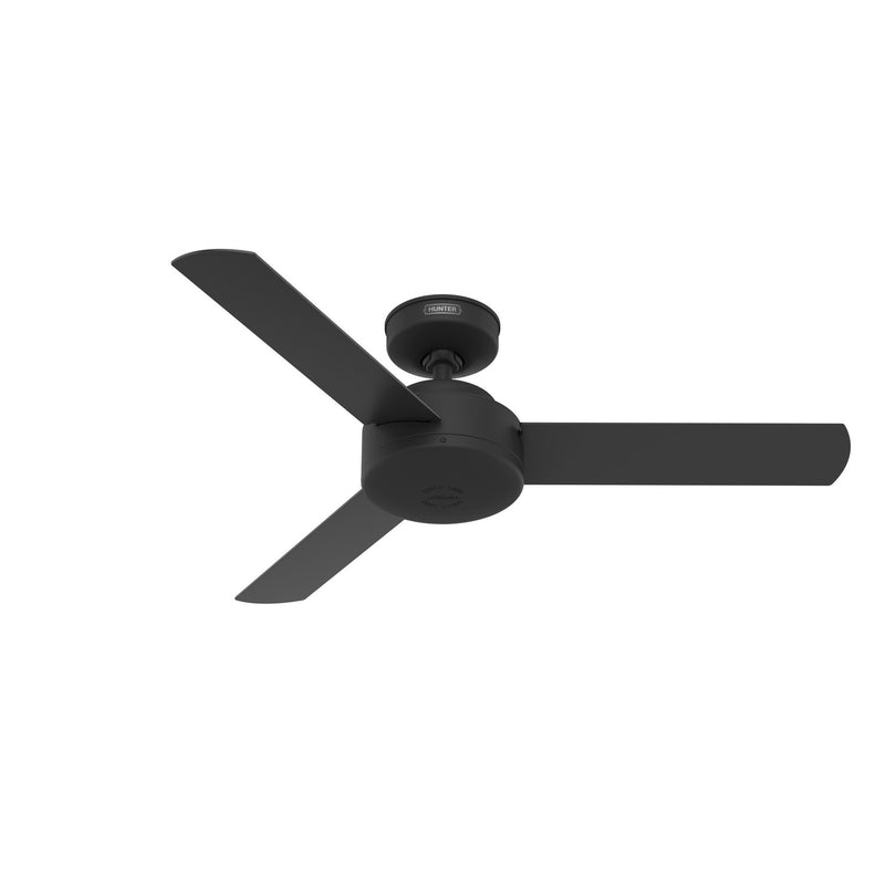 Hunter 51847 44" Ceiling Fan, Matte Black