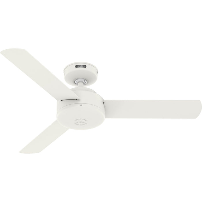 Hunter 51848 44" Ceiling Fan, Matte White