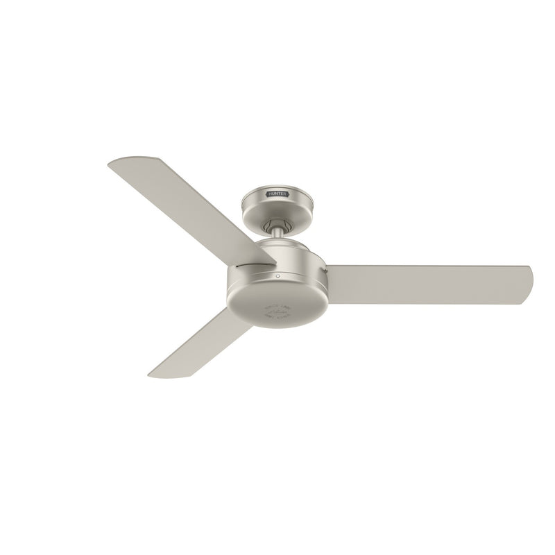 Hunter 51849 44" Ceiling Fan, Matte Nickel