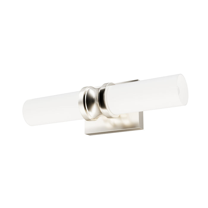Hunter 19928 Two Light Bathroom Vanity, Brushed Nickel