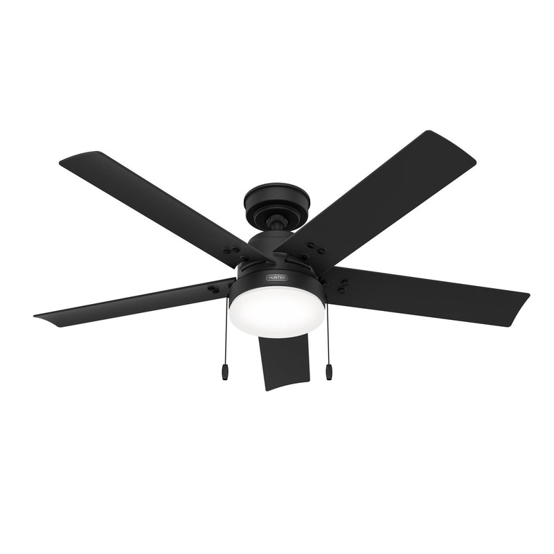 Hunter 51681 52" Ceiling Fan, Matte Black