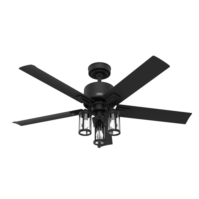Hunter 51689 52" Ceiling Fan, Matte Black