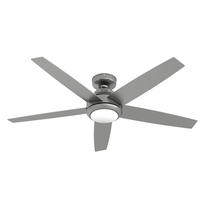 Hunter 51696 52" Ceiling Fan, Matte Silver