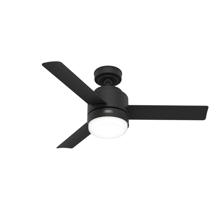 Hunter 51844 44" Ceiling Fan, Matte Black