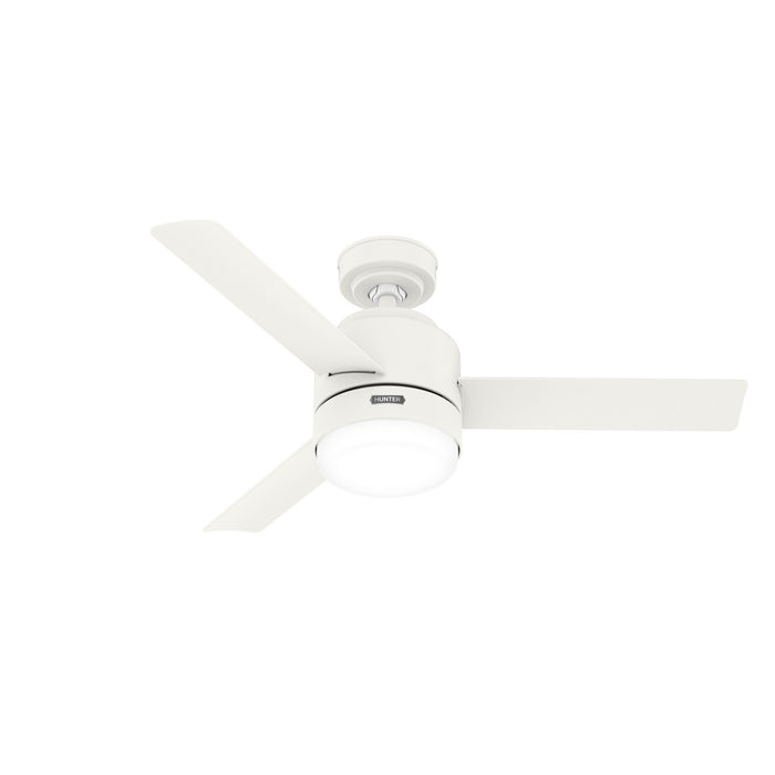 Hunter 51846 44" Ceiling Fan, Matte White