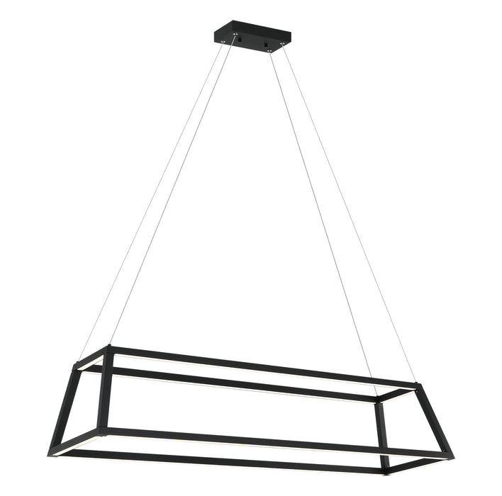 Matteo Lighting C81346MB LED Chandelier, Matte Black