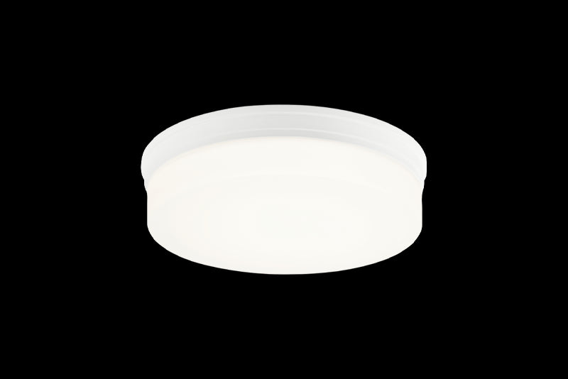 Matteo Lighting M10901MW LED Flush Mount, Matte White