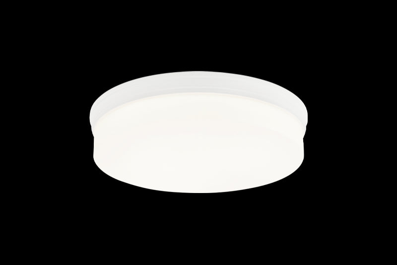 Matteo Lighting M10902MW LED Flush Mount, Matte White