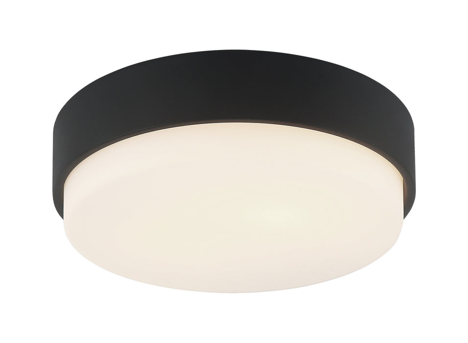 Matteo Lighting M13202MB Two Light Ceiling Mount, Matte Black