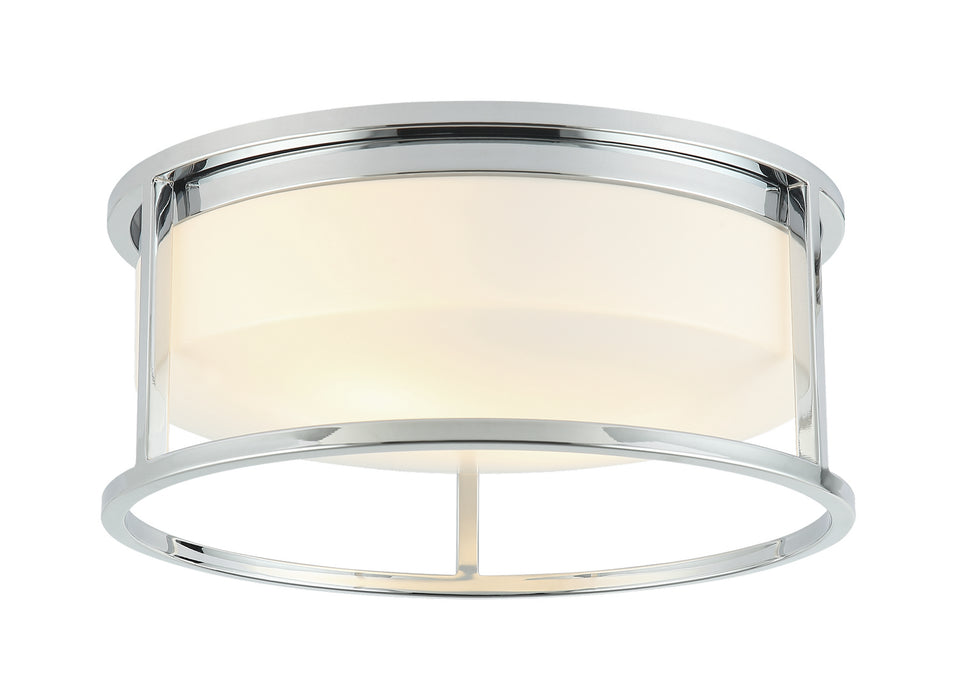 Matteo Lighting M15002CH Two Light Ceiling Mount, Chrome
