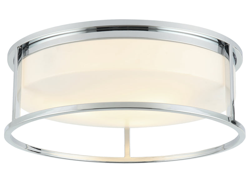Matteo Lighting M15003CH Three Light Ceiling Mount, Chrome