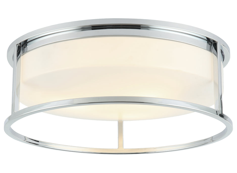 Matteo Lighting M15003CH Three Light Ceiling Mount, Chrome