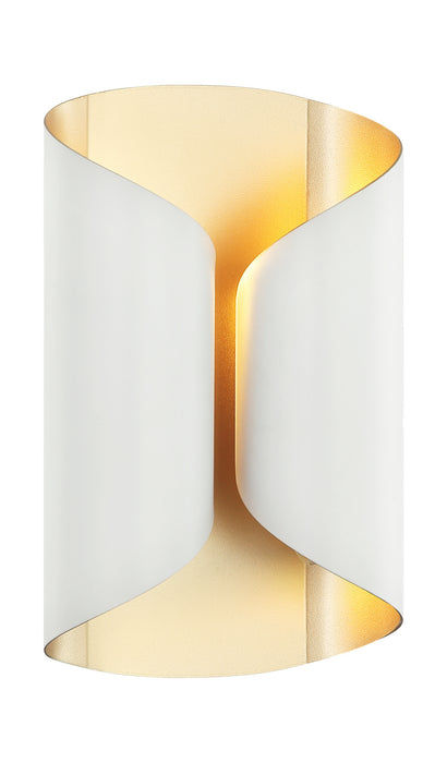 Matteo Lighting S01602WH Two Light Wall Sconce, White