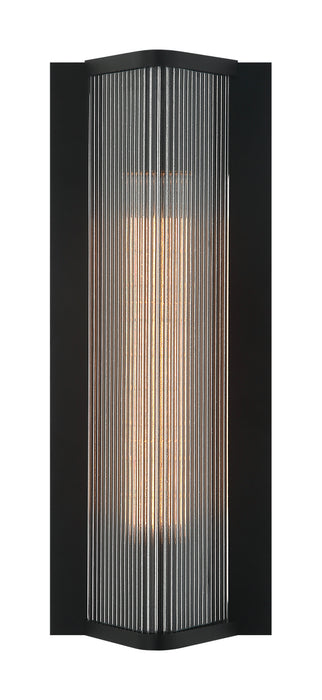 Matteo Lighting S02601MB One Light Wall Sconce, Matte Black