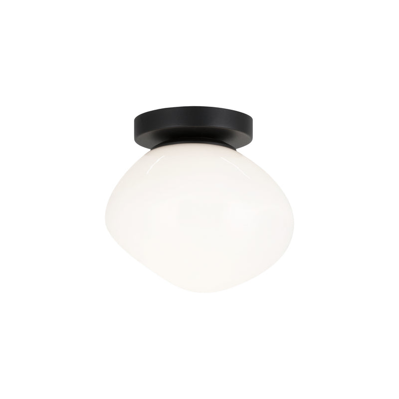 Matteo Lighting WX63601BKOP One Light Wall Sconce/Ceiling Mount, Black