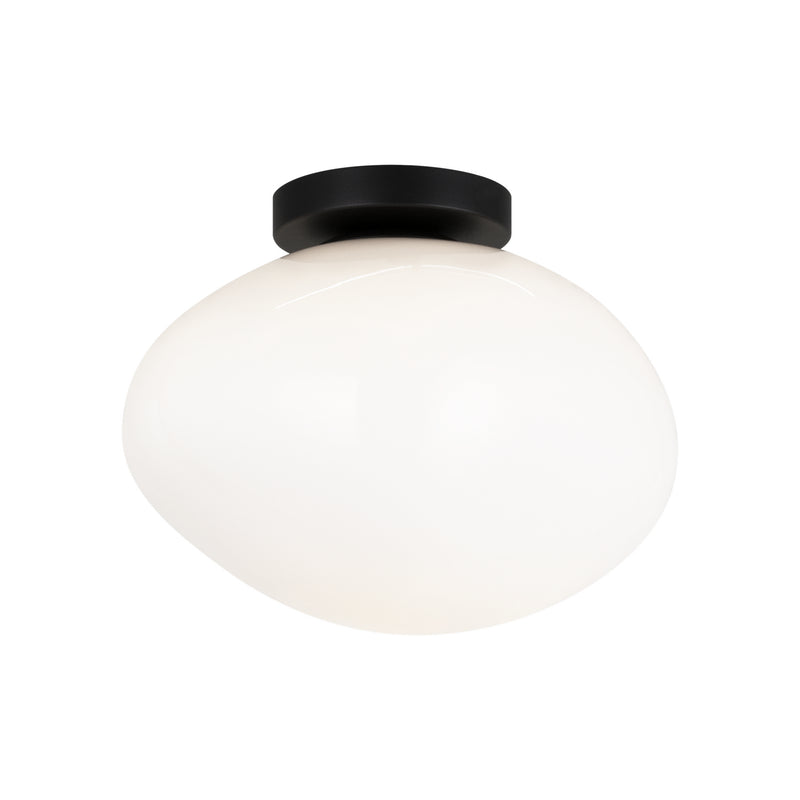 Matteo Lighting WX63611BKOP One Light Wall Sconce/Ceiling Mount, Black