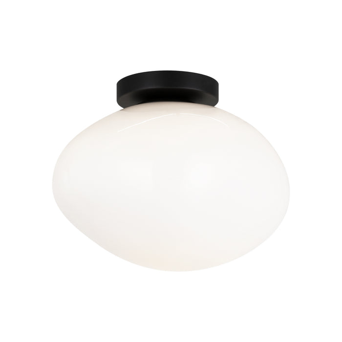 Matteo Lighting WX63611BKOP One Light Wall Sconce/Ceiling Mount, Black
