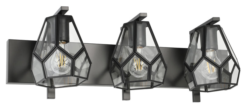 Eglo USA 205365A Three Light Bath/Vanity, Matte Black