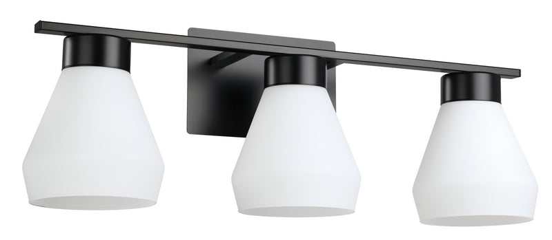 Eglo USA 205617A Three Light Bath/Vanity, Matte Black