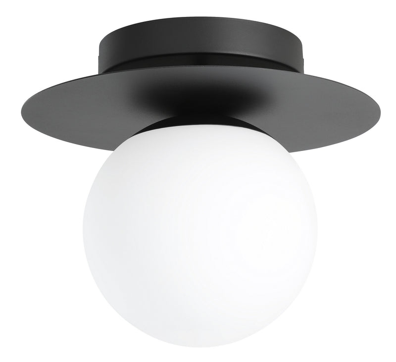 Eglo USA 205631A One Light Ceiling Mount, Structured Black