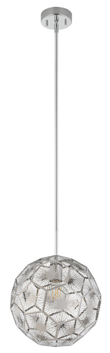 Eglo USA 205637A One Light Pendant, Chrome