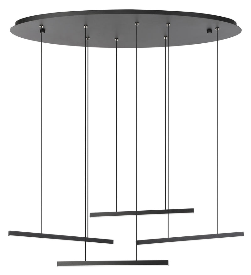 Eglo USA 205646A LED Pendant, Black