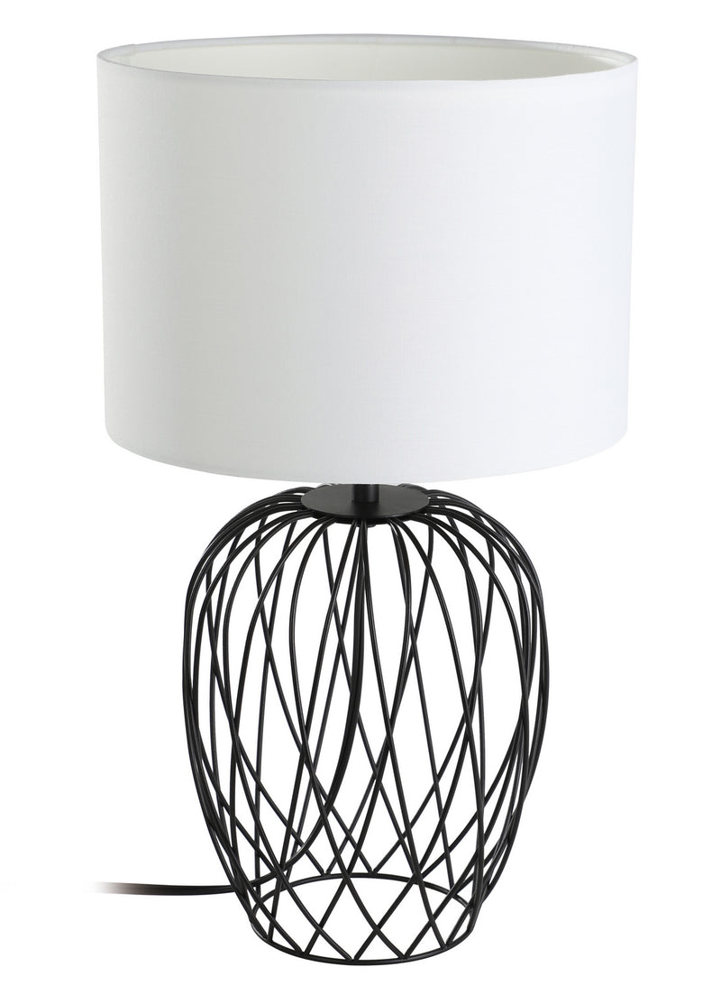 Eglo USA 43652A One Light Table Lamp, Black