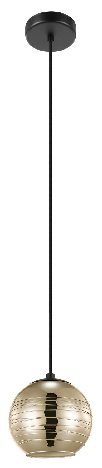 Eglo USA 39684A One Light Mini Pendant, Black