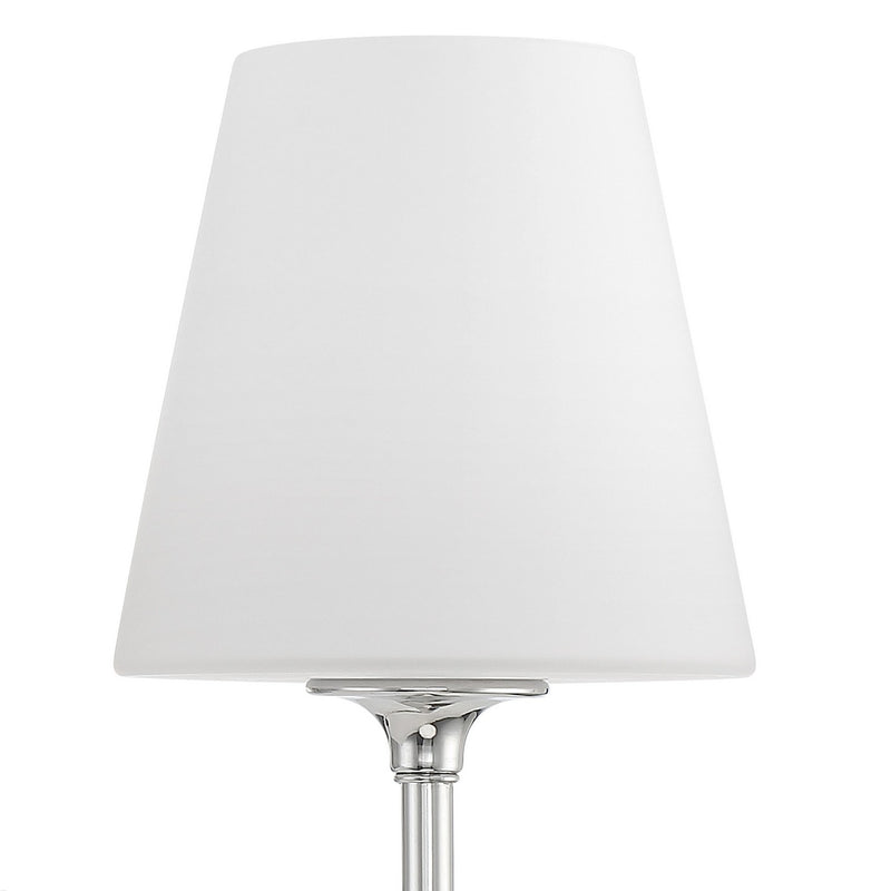 Crystorama 2442-OP-CH Two Light Wall Sconce, Polished Chrome