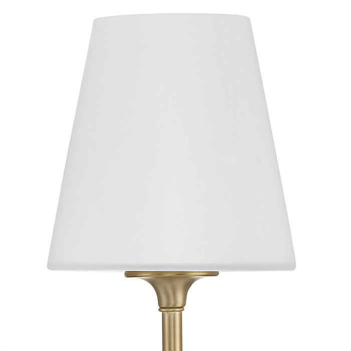Crystorama 2442-OP-VG Two Light Wall Sconce, Vibrant Gold