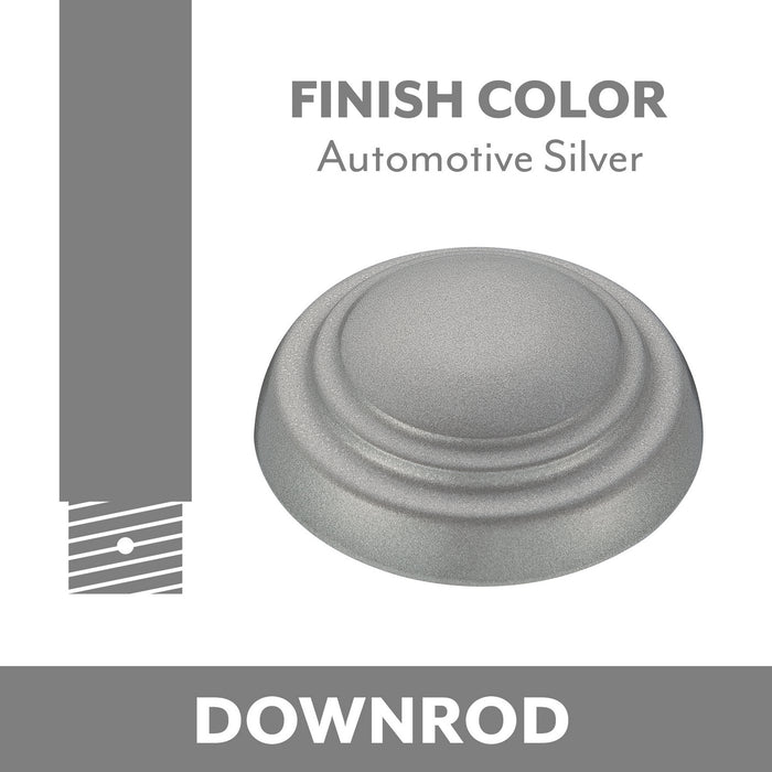 Minka Aire DR1518-ASL Ceiling Fan Downrod With Wire And Connector, Automotive Silver