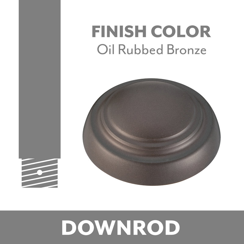 Minka Aire DR1572-ORB Ceiling Fan Downrod With Wire And Connector, Oil Rubbed Bronze